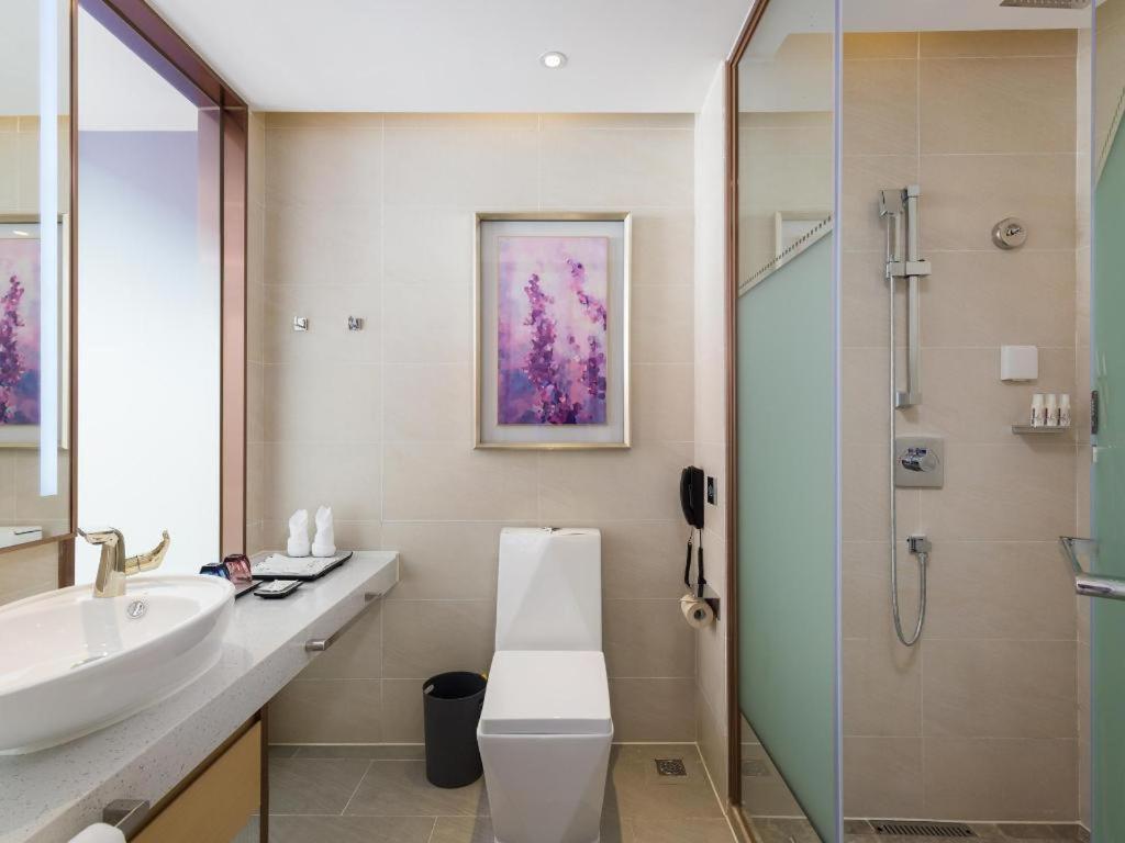Echarm International Hotel Guangzhou Baiyun International Airport Huadu Plaza Branch - Free Deliver Service To Guangzhou Baiyun International Airport & Free Deliver Service To Canton Fair Complex During Canton Fair Period エクステリア 写真